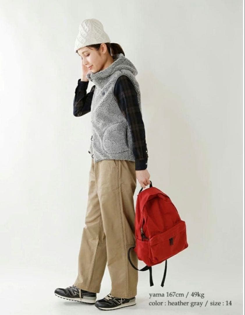 Gymphlex ジムフレックス ボア フリース フーデッドベスト14