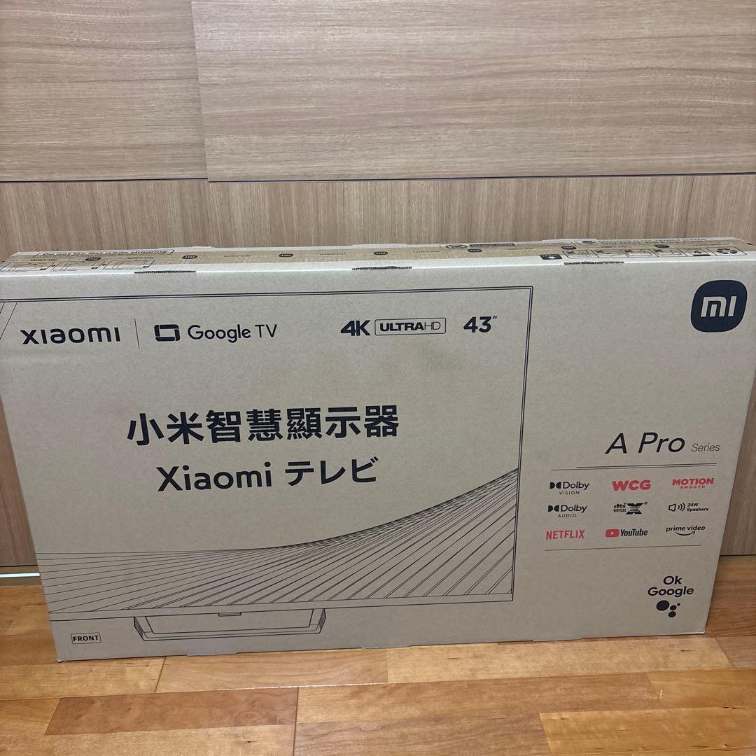 シャオミ Xiaomi 43インチ テレビ A Pro 4K
