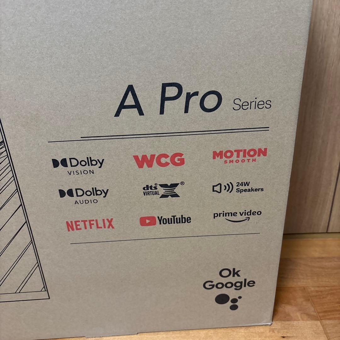 シャオミ Xiaomi 43インチ テレビ A Pro 4K