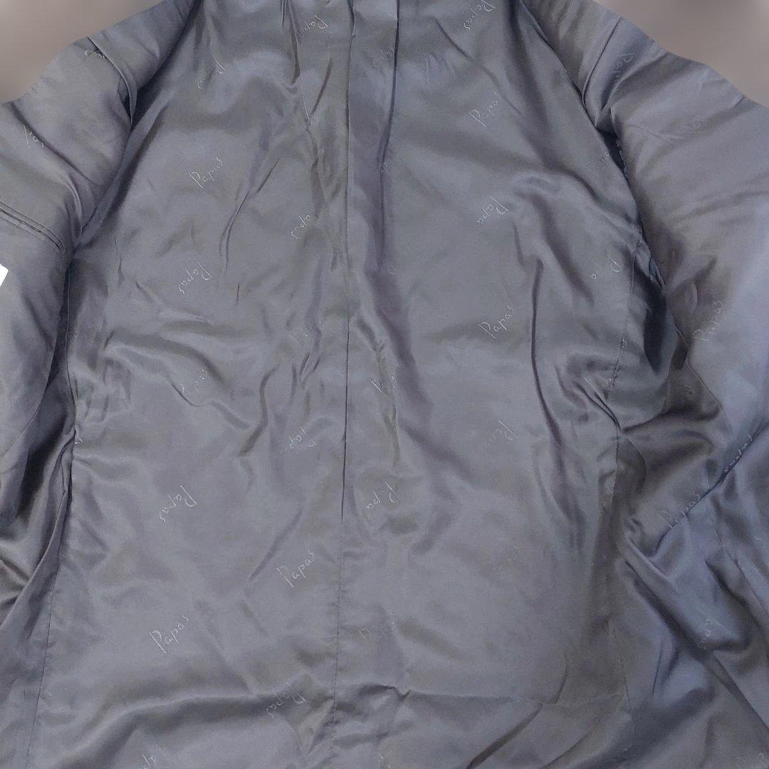 Papas ハリスツイード テーラードジャケット ブラウン系 Lサイズ