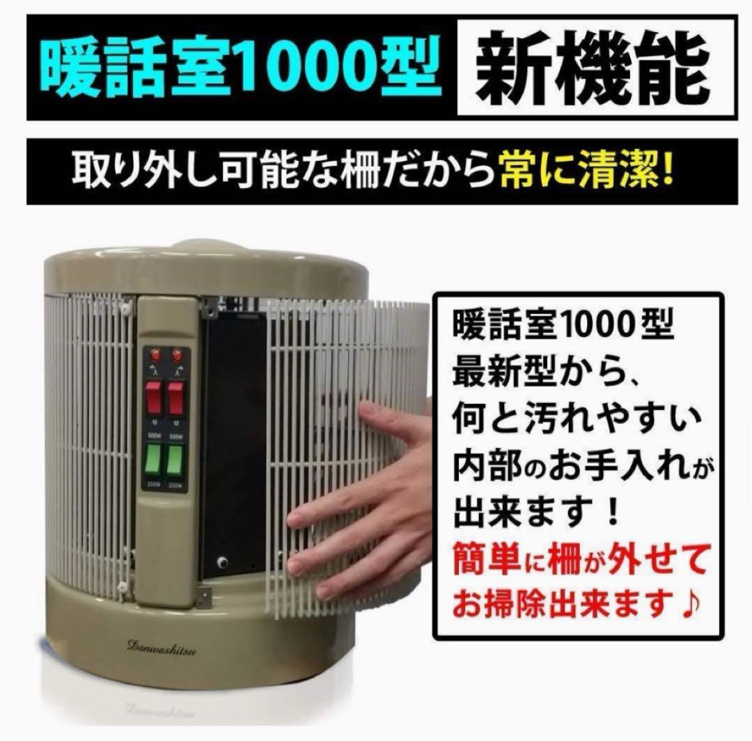 遠赤外線パネルヒーター 談話室 1000型