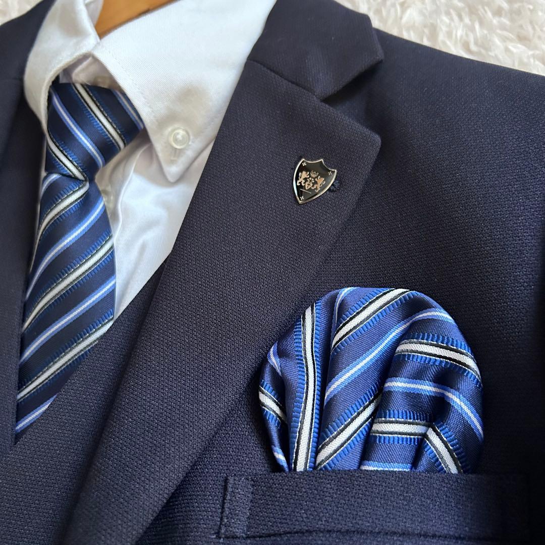 美品　ワンダーファクトリー　スーツ7点セット　ベスト　160　男子　フォーマル