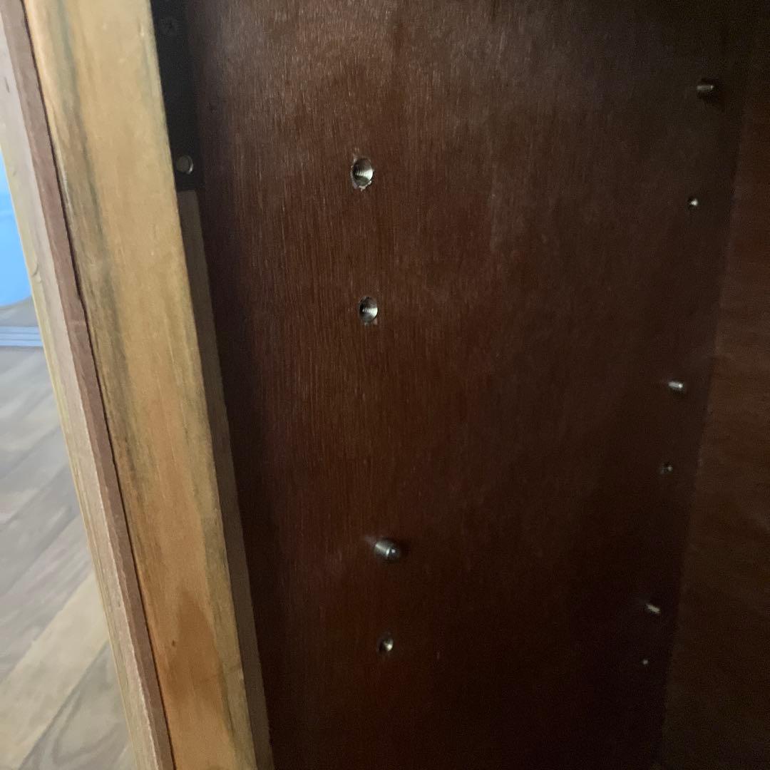 ラタン ガラスキャビネット