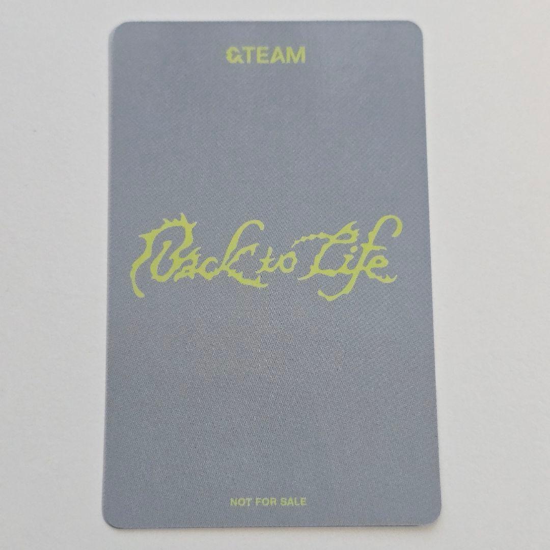 &TEAM Back to Life weverseラキドロ 直筆サイン EJ