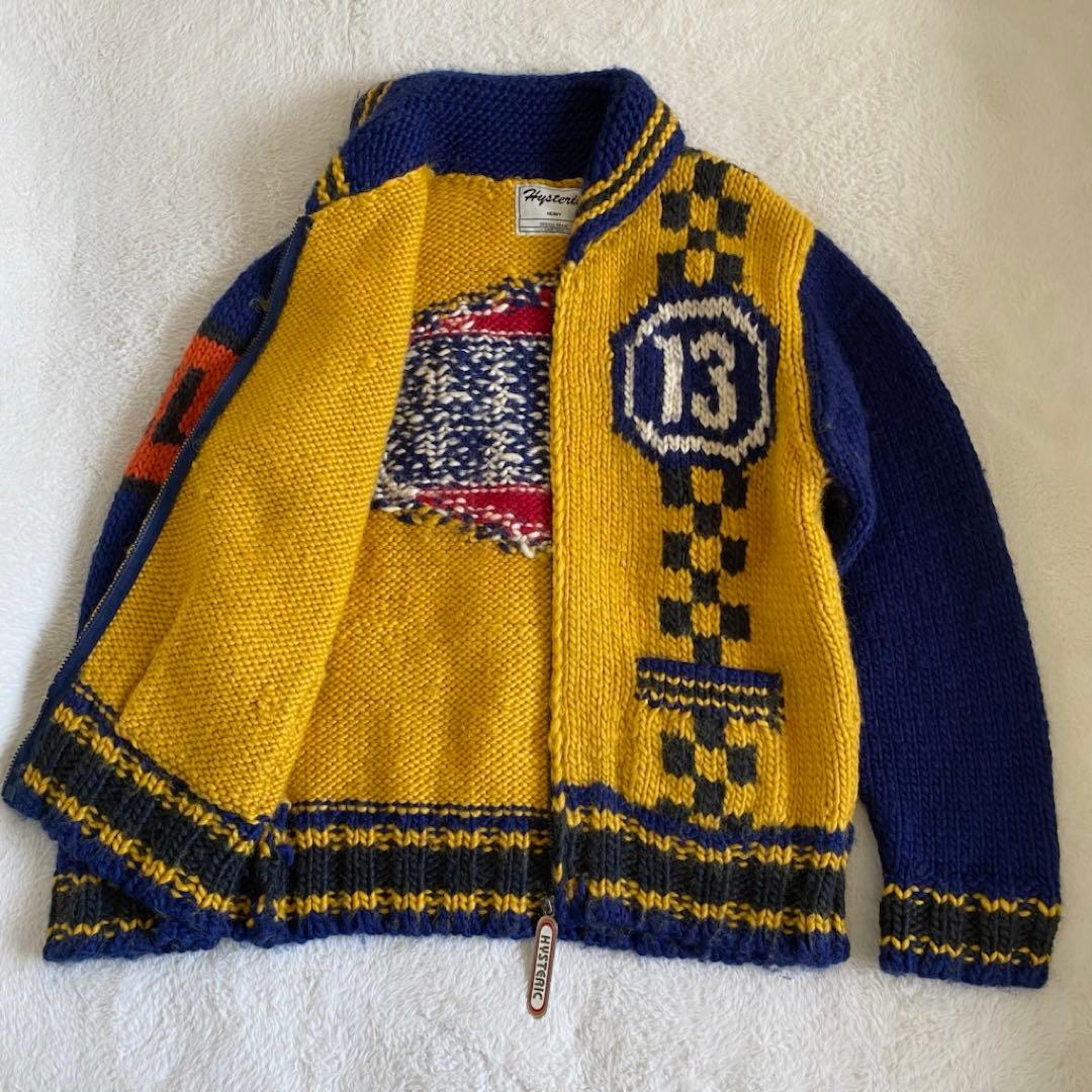 【希少】HYSTERIC GLAMOR カウチン　セーター　初期　ウール　M