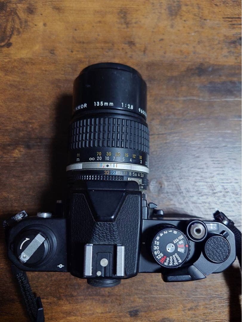 Nikon New FM2 一眼レフカメラ Nikkor 135mmレンズ付