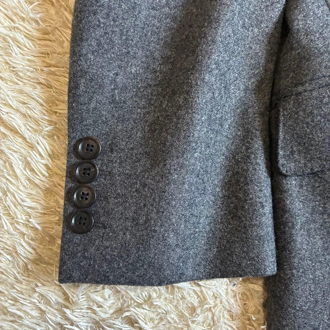 【美品】 高級生地　カノニコ3ピース スーツセットアップ グレー イタリア