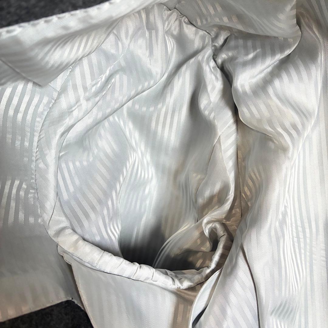 【美品】 高級生地　カノニコ3ピース スーツセットアップ グレー イタリア