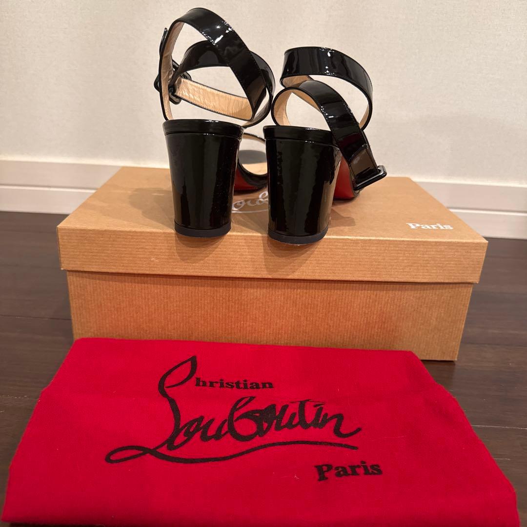 美品 クリスチャンルブタン サンダル パンプス 36½サイズ