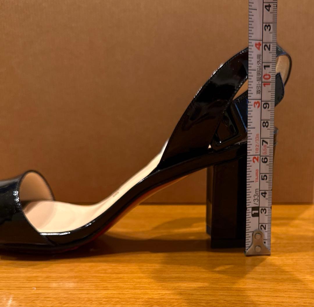 美品 クリスチャンルブタン サンダル パンプス 36½サイズ