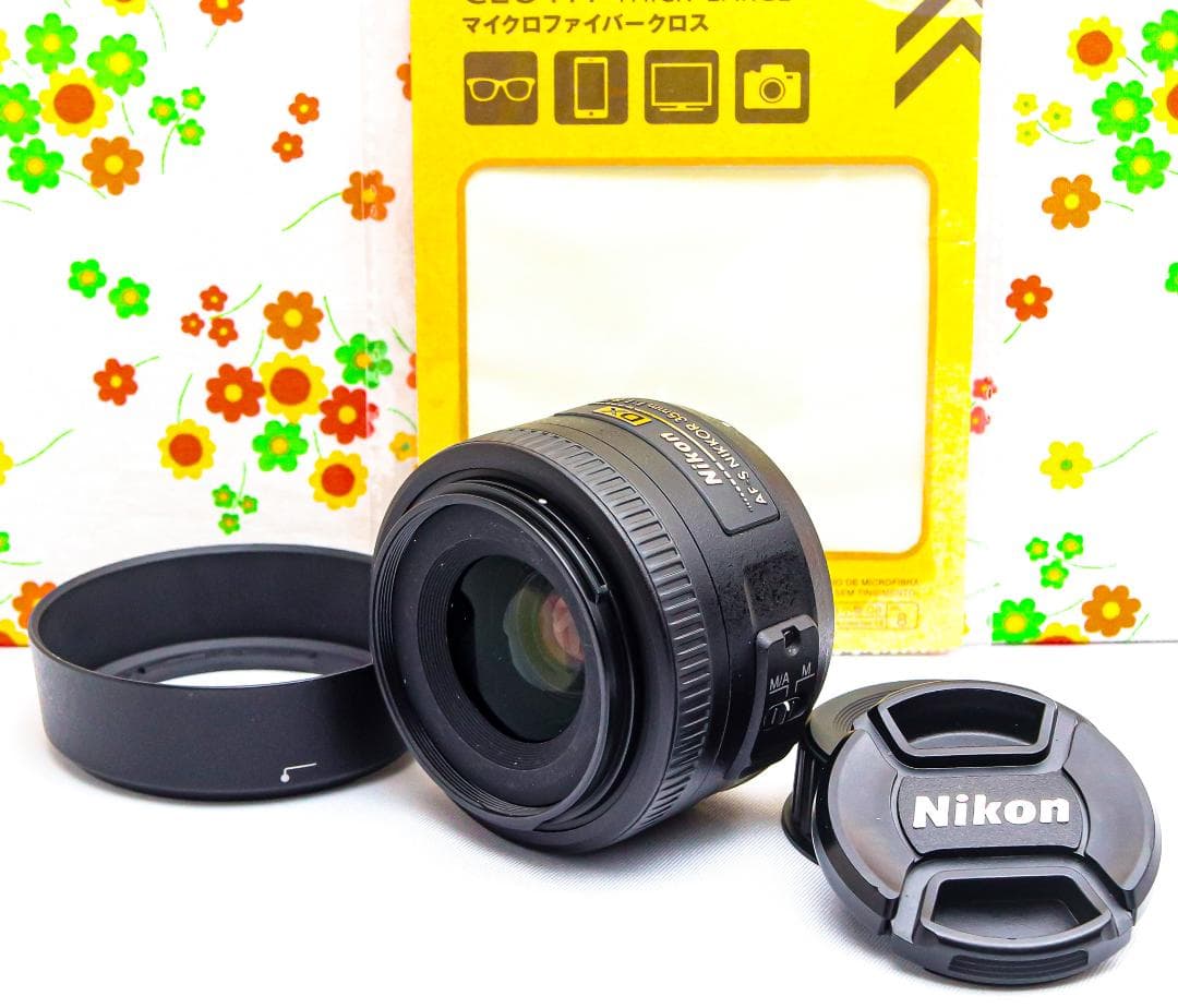 ニコン Nikon NIKKOR 35mm f1.8☆明るい単焦点レンズ♪