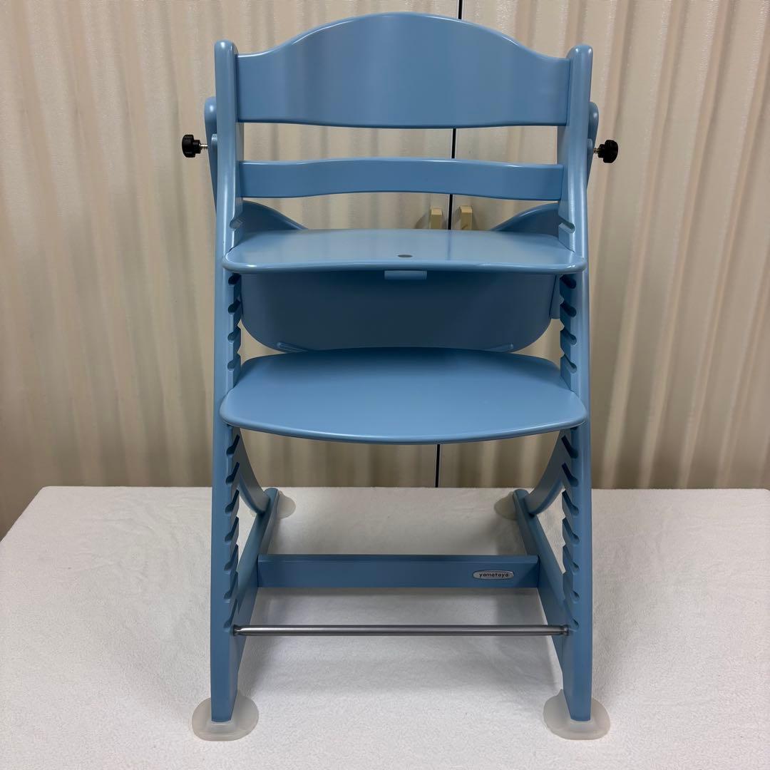 除菌清掃済　☆極美品☆　大和屋　すくすくチェアイーエヌ　ブルー