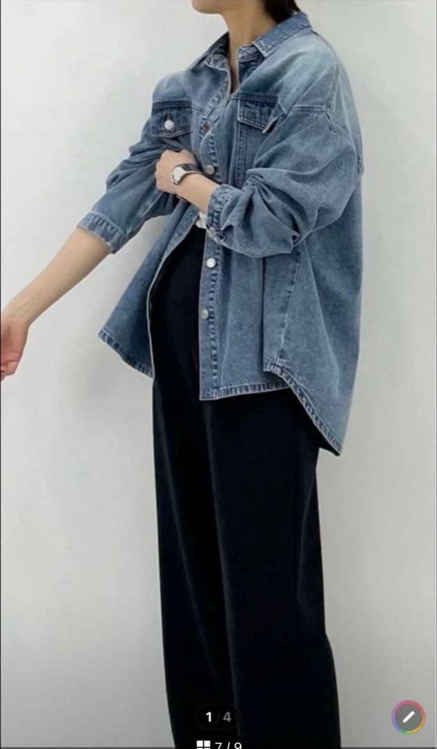 vegetable様 ⭐︎cafuné デニムジャケット ブルー オーバーサイズ
