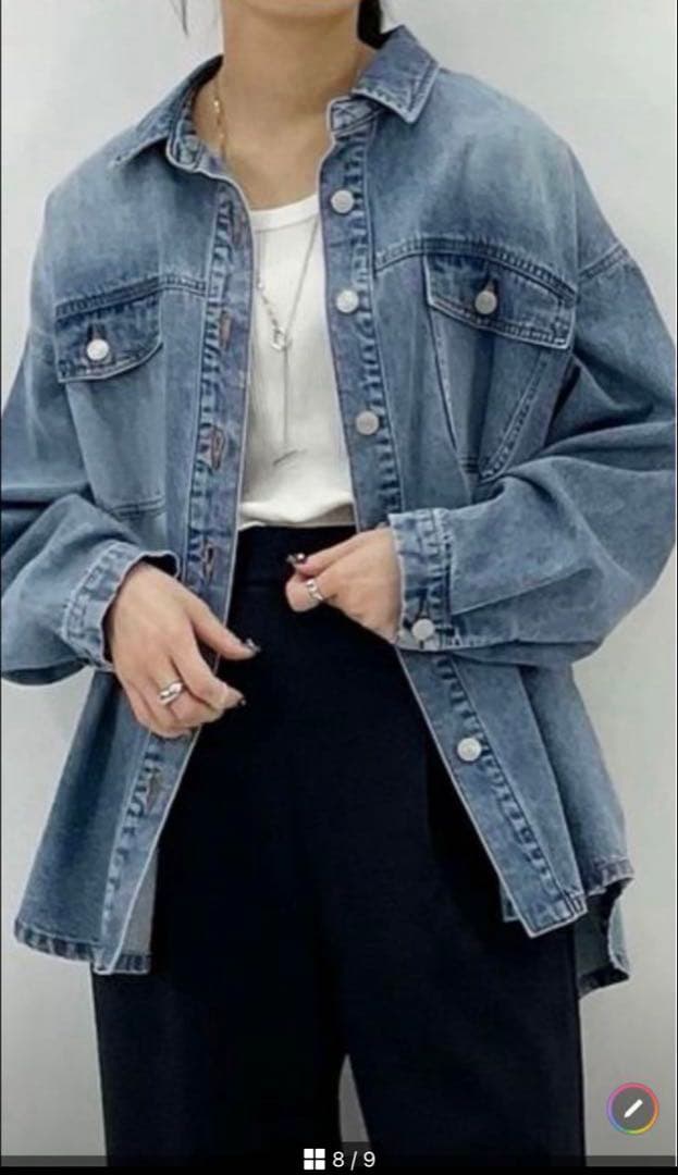 vegetable様 ⭐︎cafuné デニムジャケット ブルー オーバーサイズ