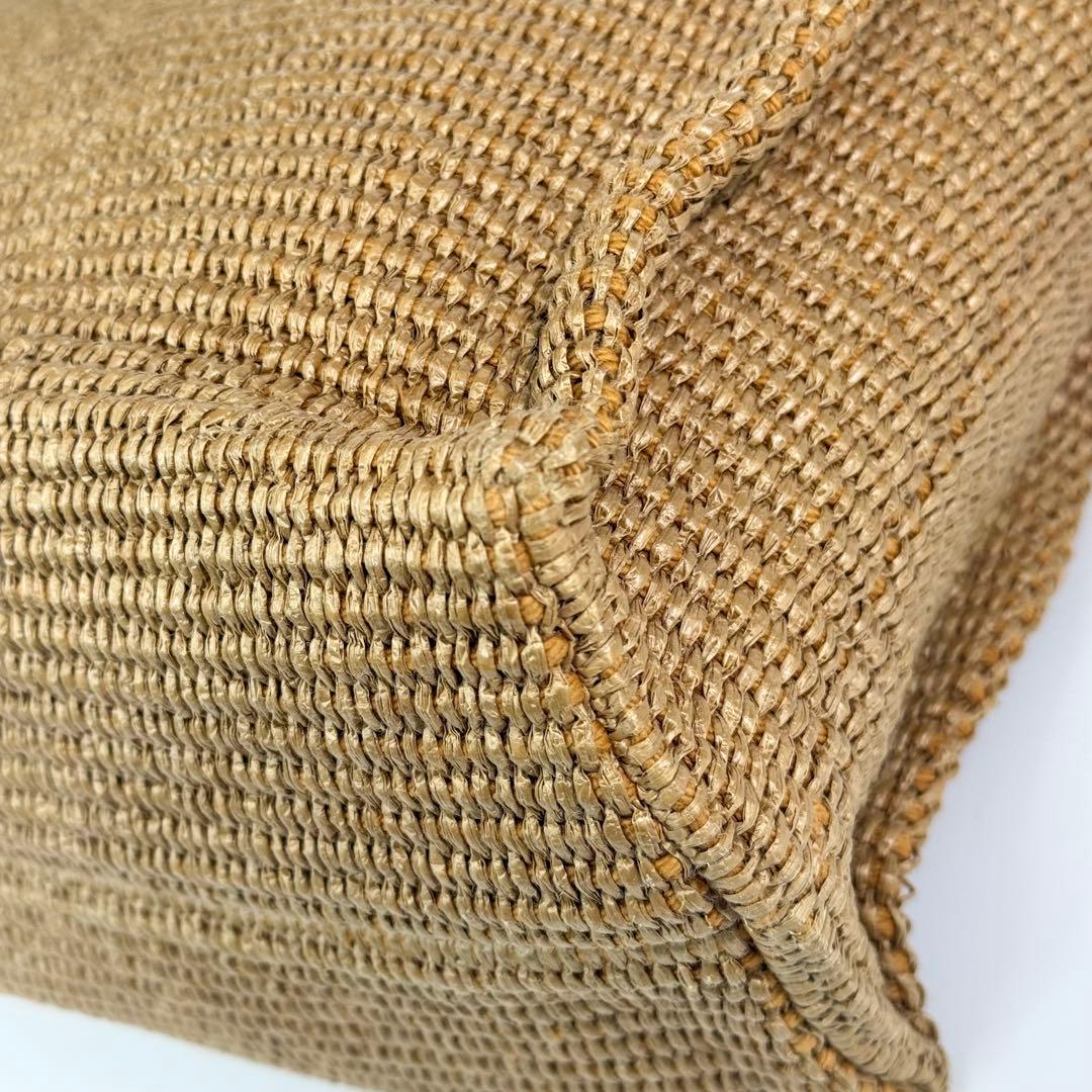 人気　MARNI マルニ　ラフィア　エフェクト　スモール　トートバッグ　ストロー