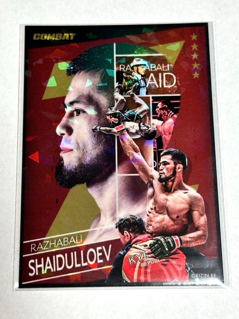 【取り置き中】RIZIN ラジャブアリ　ライコレリアルカード