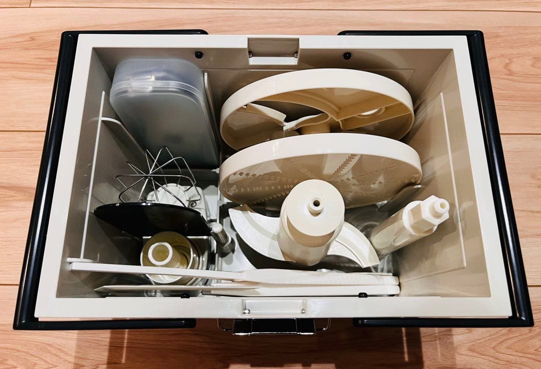 【中古】Amway フードプロセッサー + ケース付オプションパーツセット