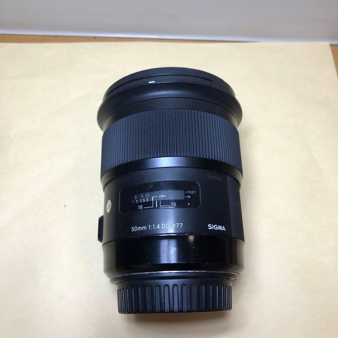 SIGMA 50mm F1.4 DG HSM Art キヤノン※躯体カタツキあり