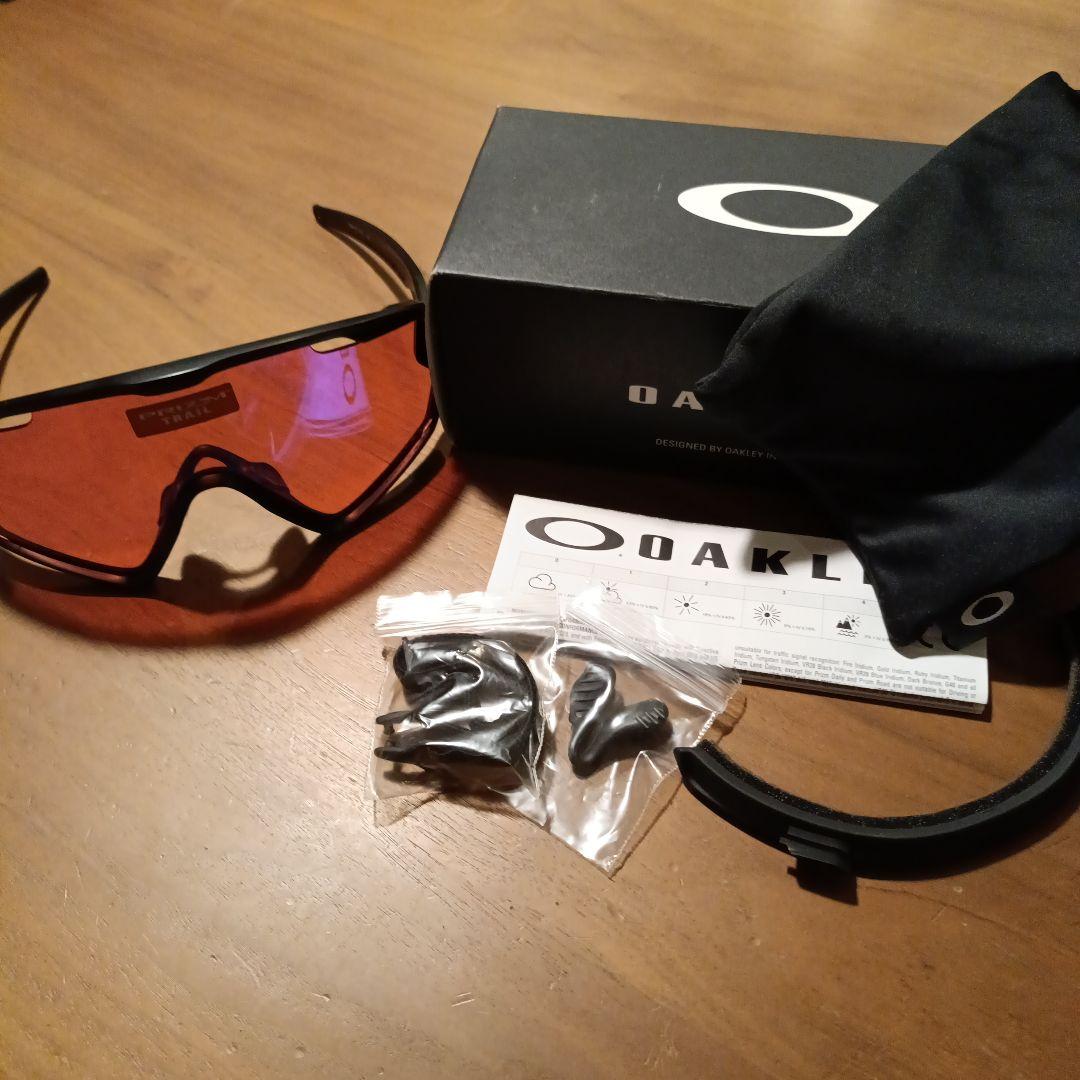 新品箱付き OAKLEY wind jacket 2.0 PRIZM TRAIL