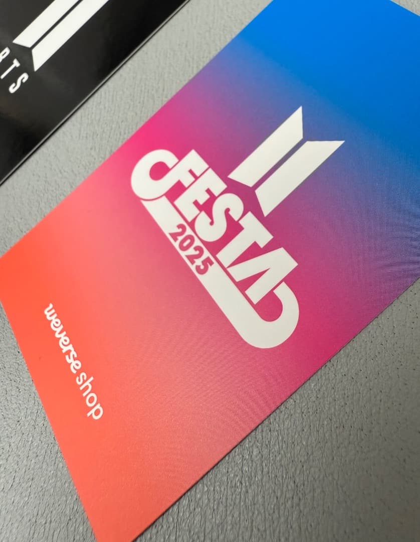 BTS 2025 FESTA ジョングク トレカ