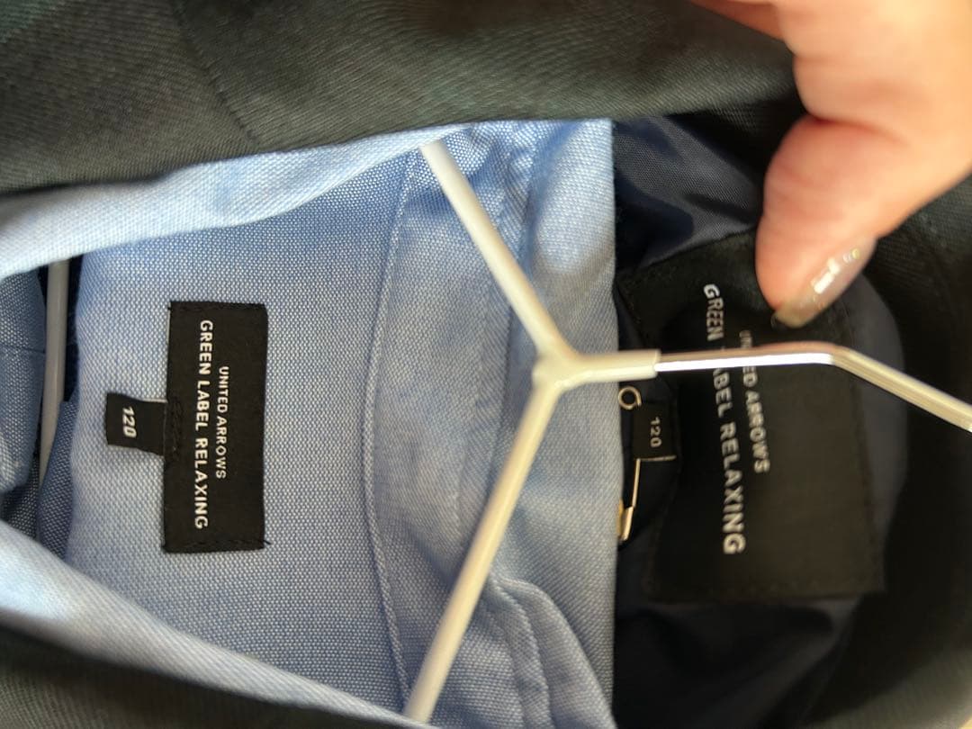 キッズスーツ　セットアップ　グリーンレーベルリラクシング