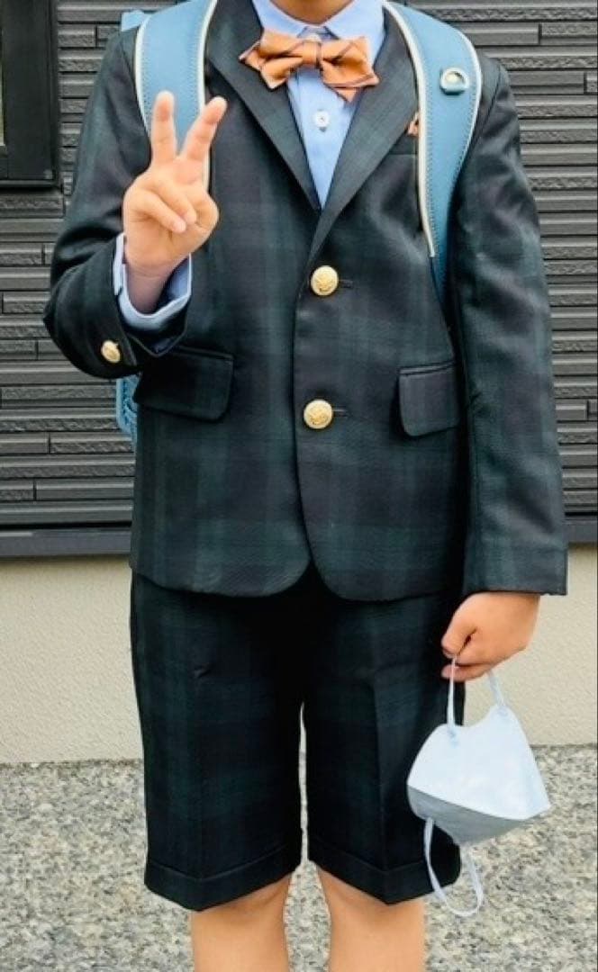 キッズスーツ　セットアップ　グリーンレーベルリラクシング