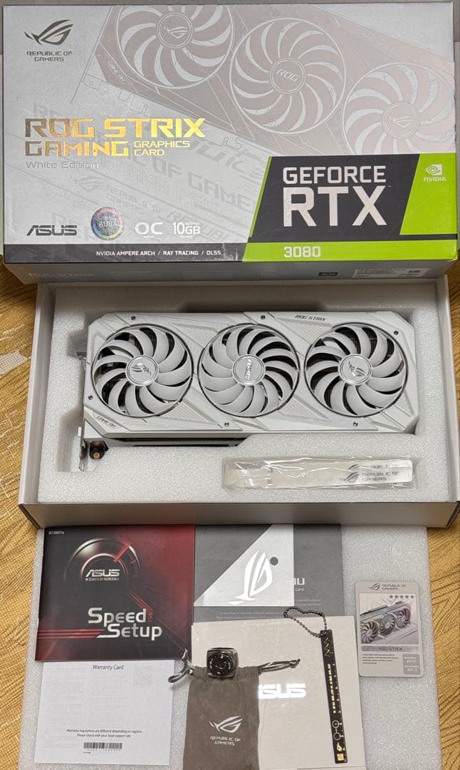 ASUS ROG STRIX RTX 3080 OC ホワイトエディション