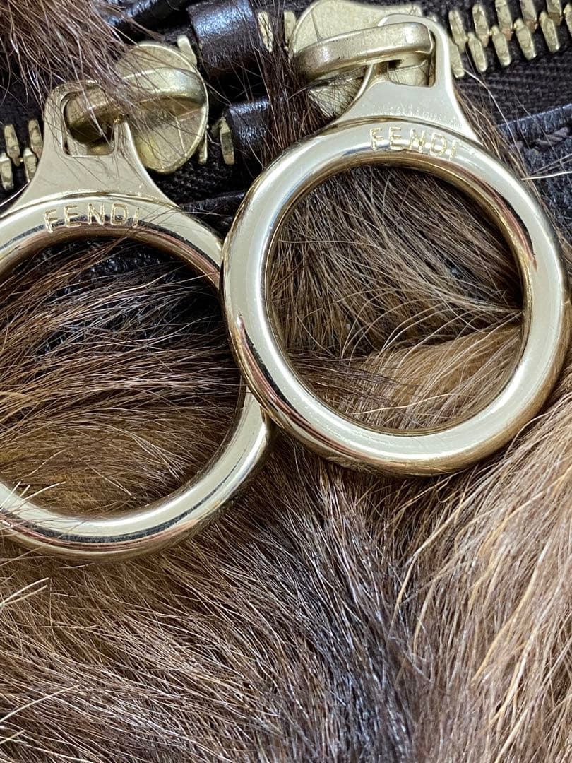 FENDI ファー ハンドバッグ 美品