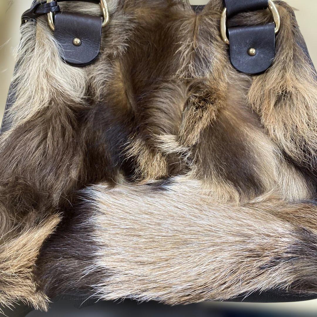 FENDI ファー ハンドバッグ 美品