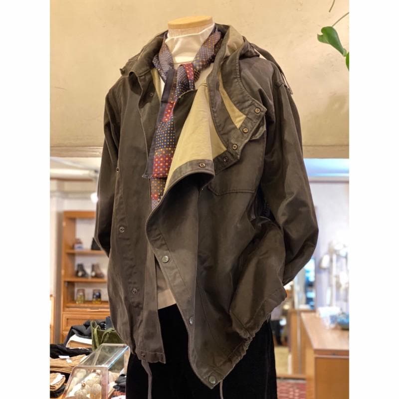 エンジニアードガーメンツ　ソナーシャツジャケット コーテッドツイルオリーブ XS