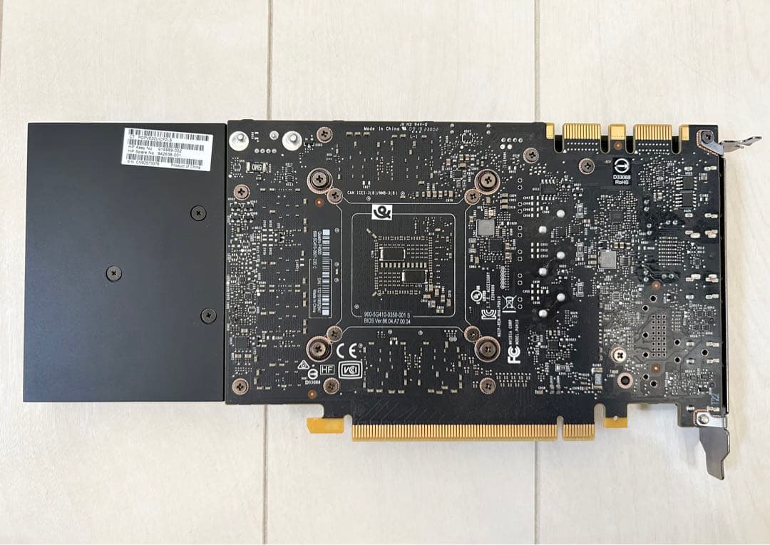 NVIDIA Quadro P4000 8GB グラフィック HP純正 動作品