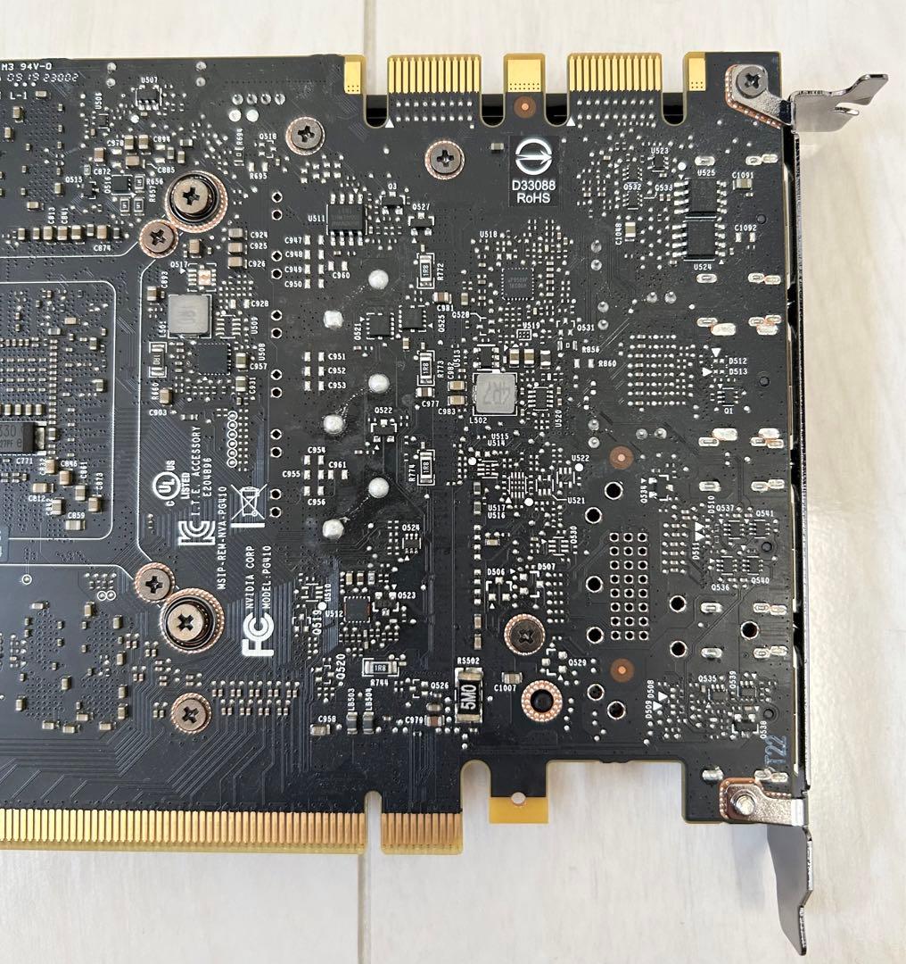 NVIDIA Quadro P4000 8GB グラフィック HP純正 動作品