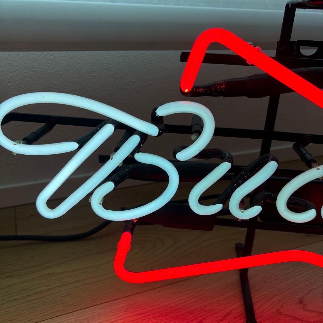 90年代　オリジナル　バドワイザー　ネオン管　ヴィンテージ