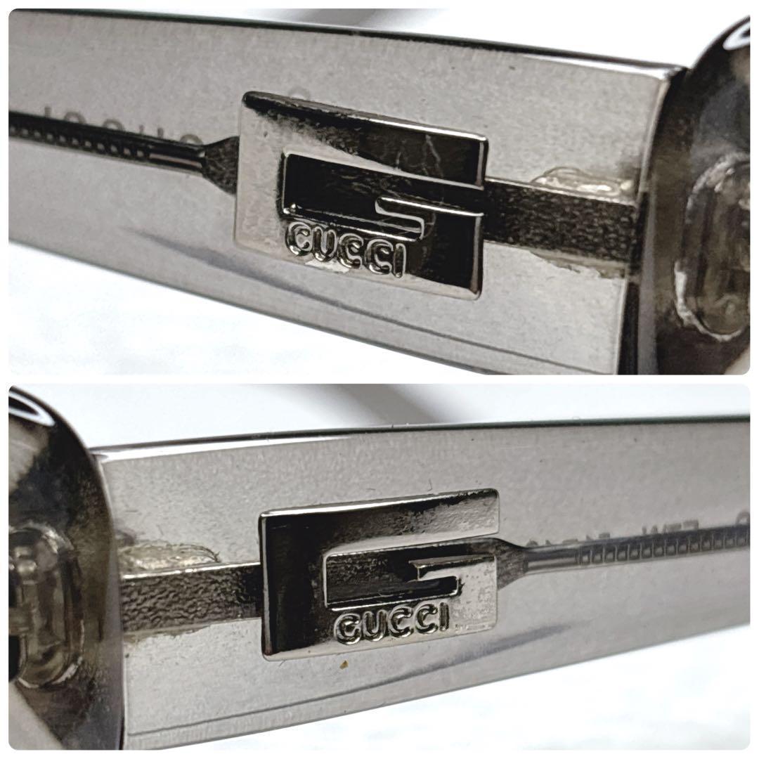 GUCCI グッチ クリアグレー vintage サングラス　ケース付　Y2K