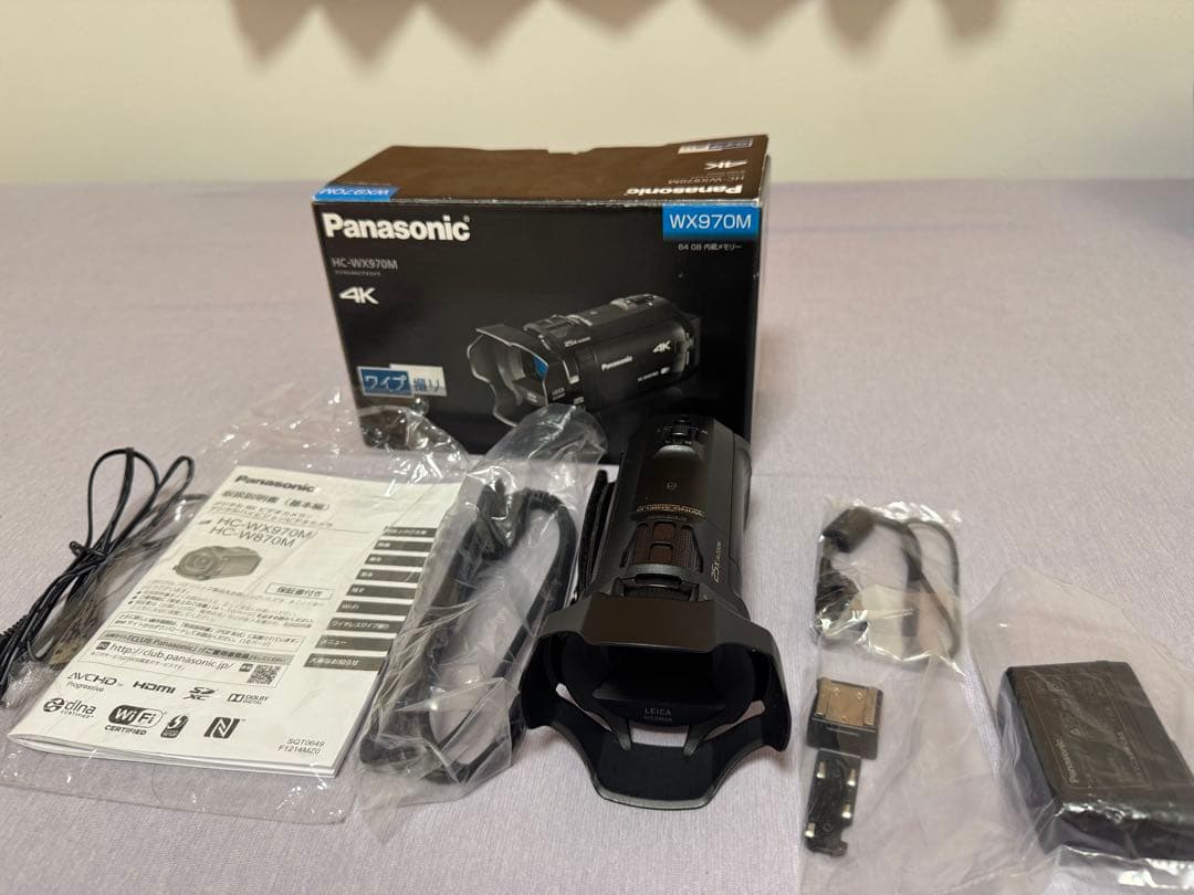 Panasonic HC-WX970M 4K ビデオカメラ 本体