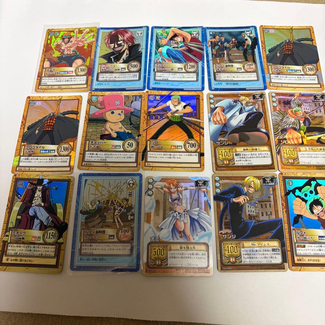 カードダス　ハイパーバトル　ワンピースカード　ルフィ　エース　ゾロ　サンジ等