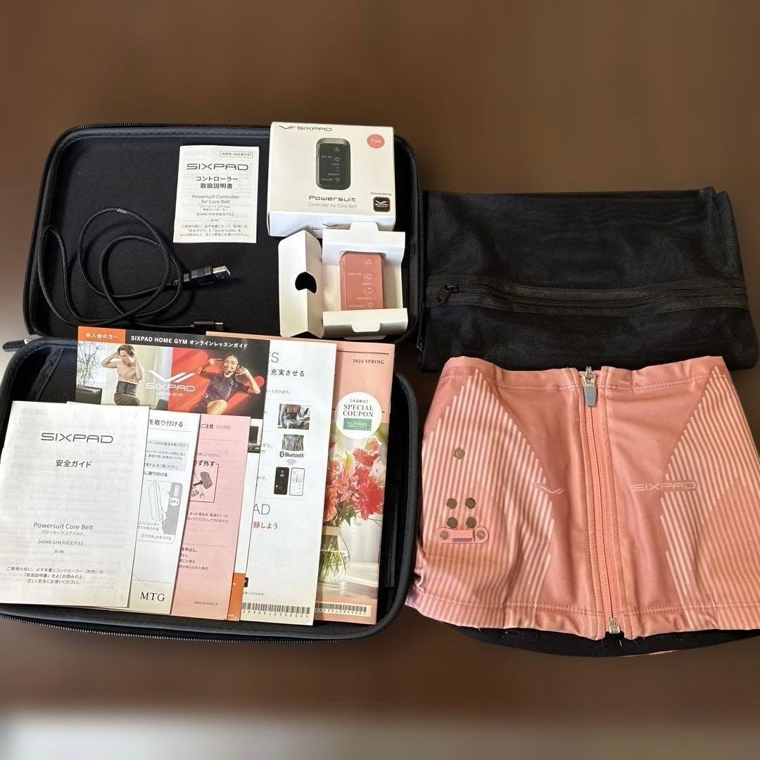 SIXPAD パワースーツ　コアベルトピンクS