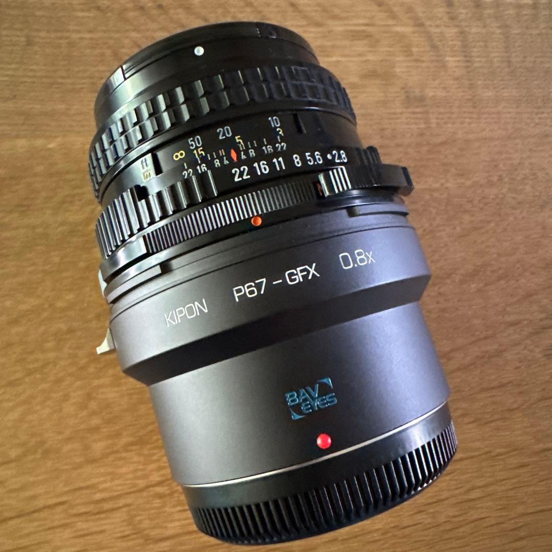 《美品》PENTAX67 90mm f2.8 + KIPON GFXアダプター