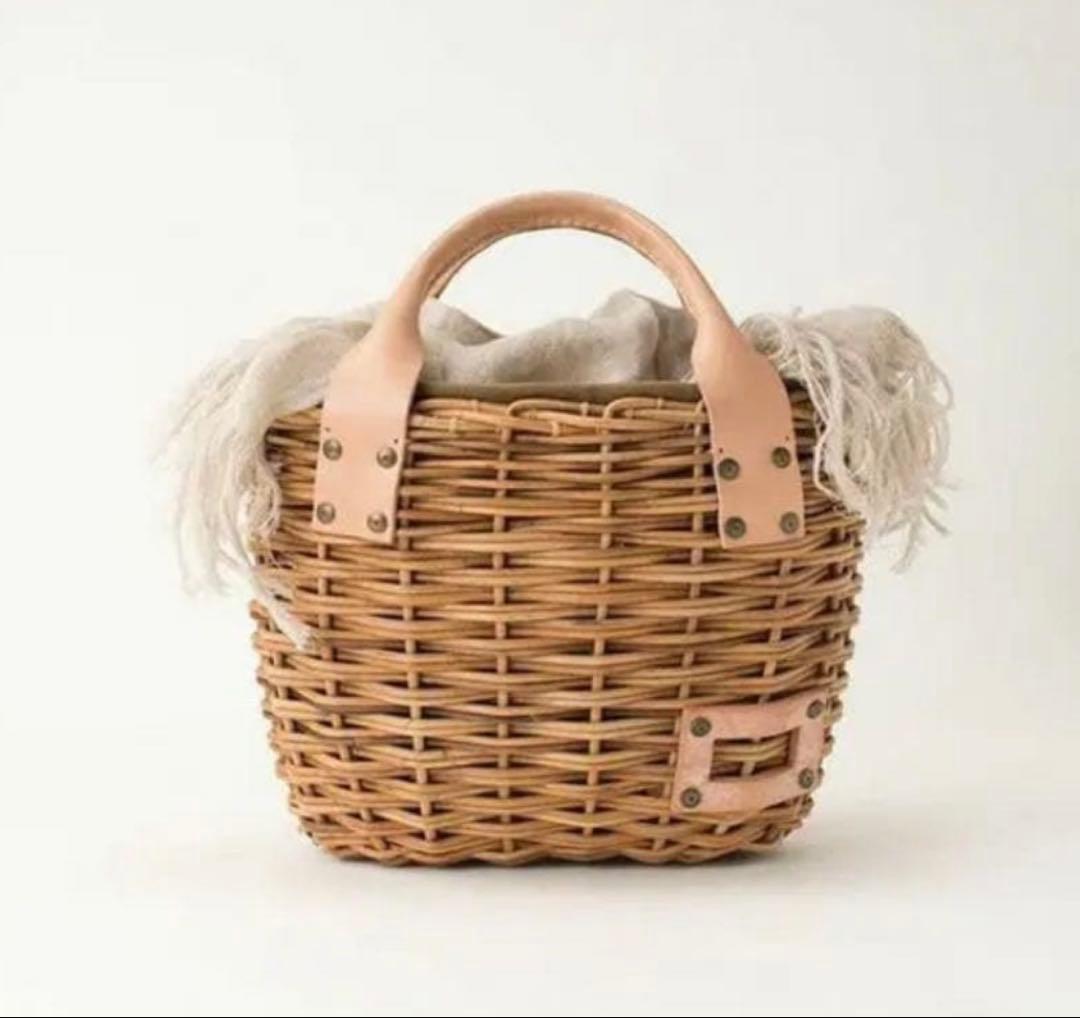 再お値下げ★eb.a.gos エバゴス かごバッグ