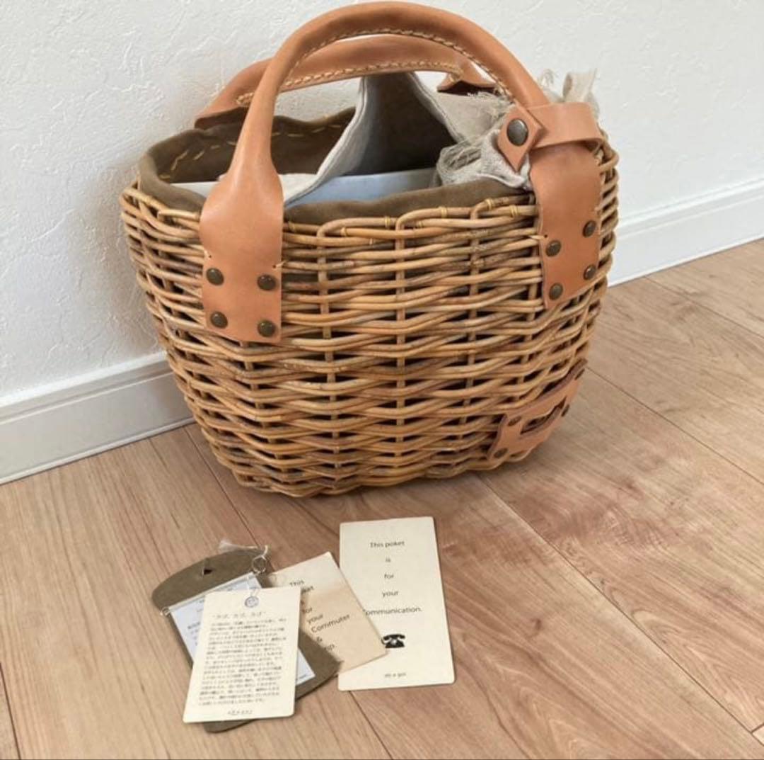 再お値下げ★eb.a.gos エバゴス かごバッグ