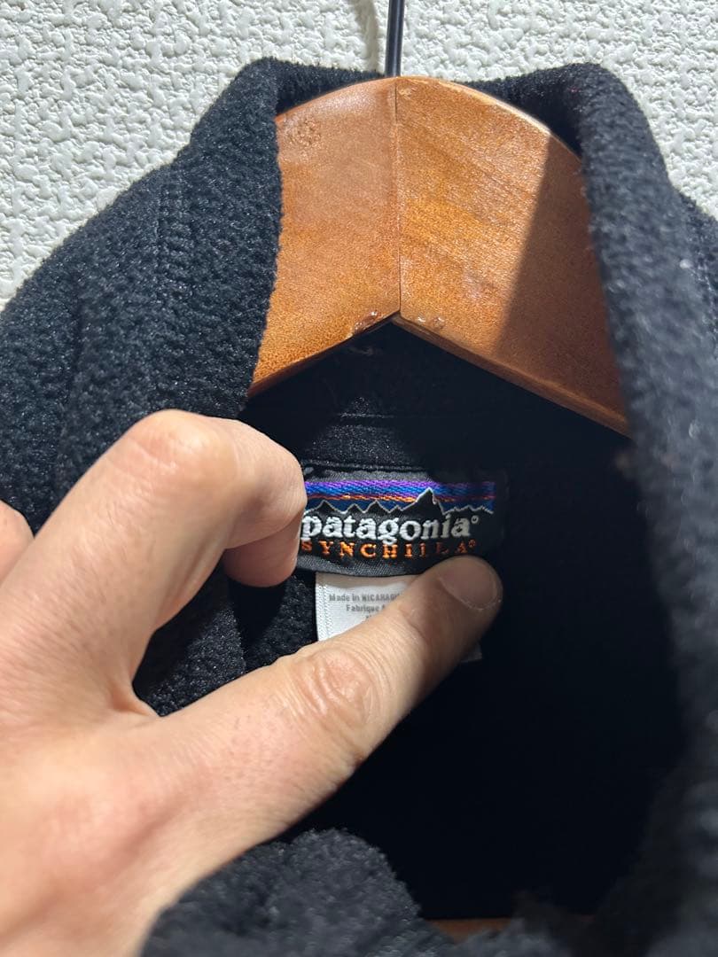 Patagonia シンチラ フリース ベスト 黒 ブラックパタゴニア L