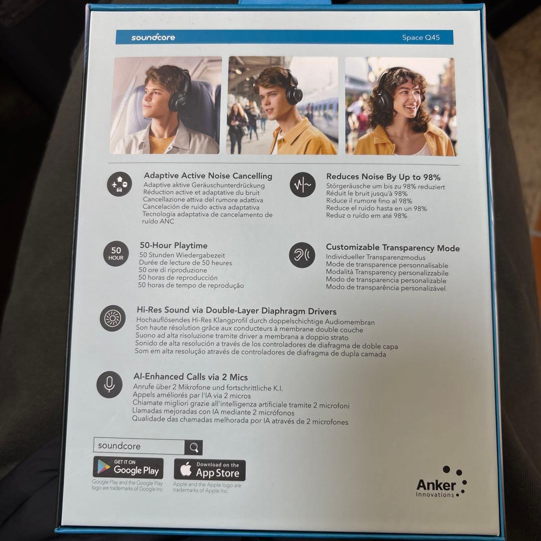 soundcore by Anker Space Q45 ワイヤレスヘッドホン
