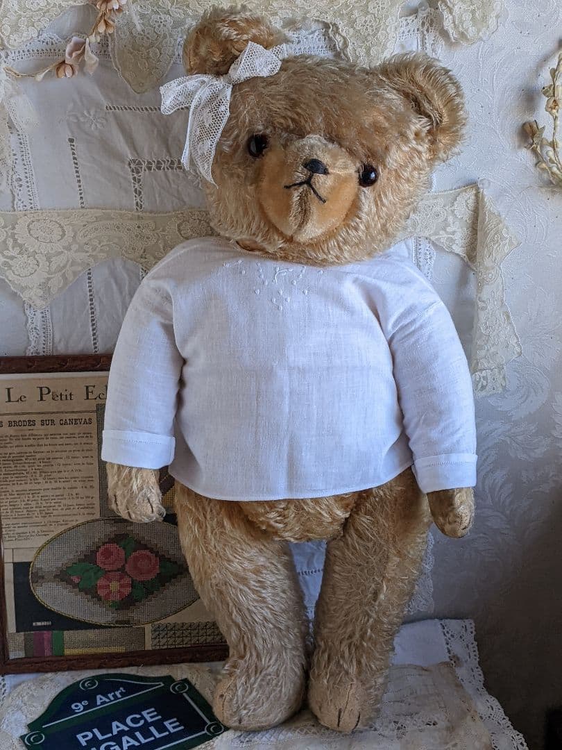 【w】アンティークベア　アンティークテディベア　ドイツ