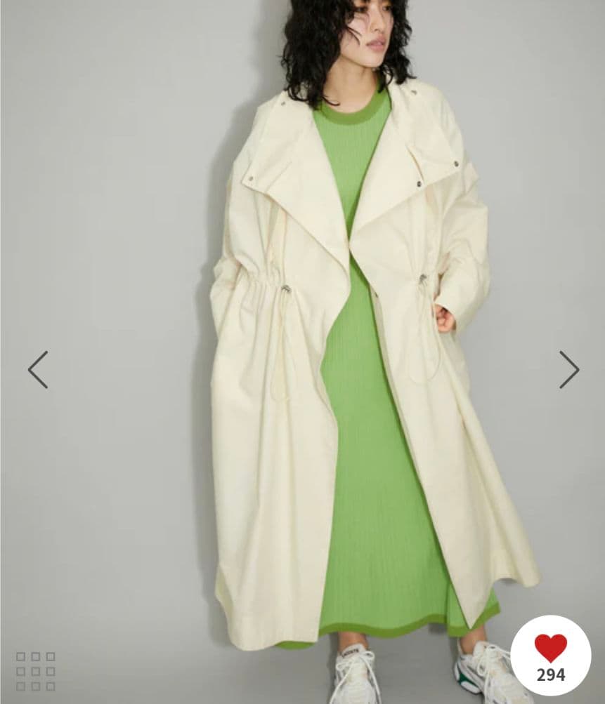 【新品未使用】アダムエロペ　スタンドカラーモッズコート