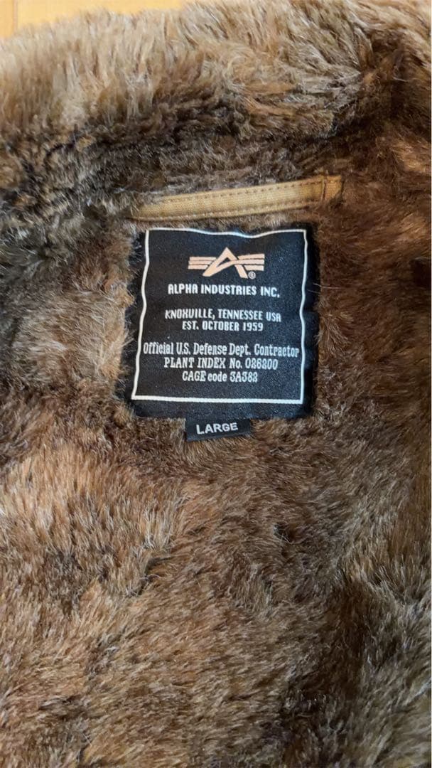 ALPHA INDUSTRIES INC N-1デッキジャケット Lサイズ