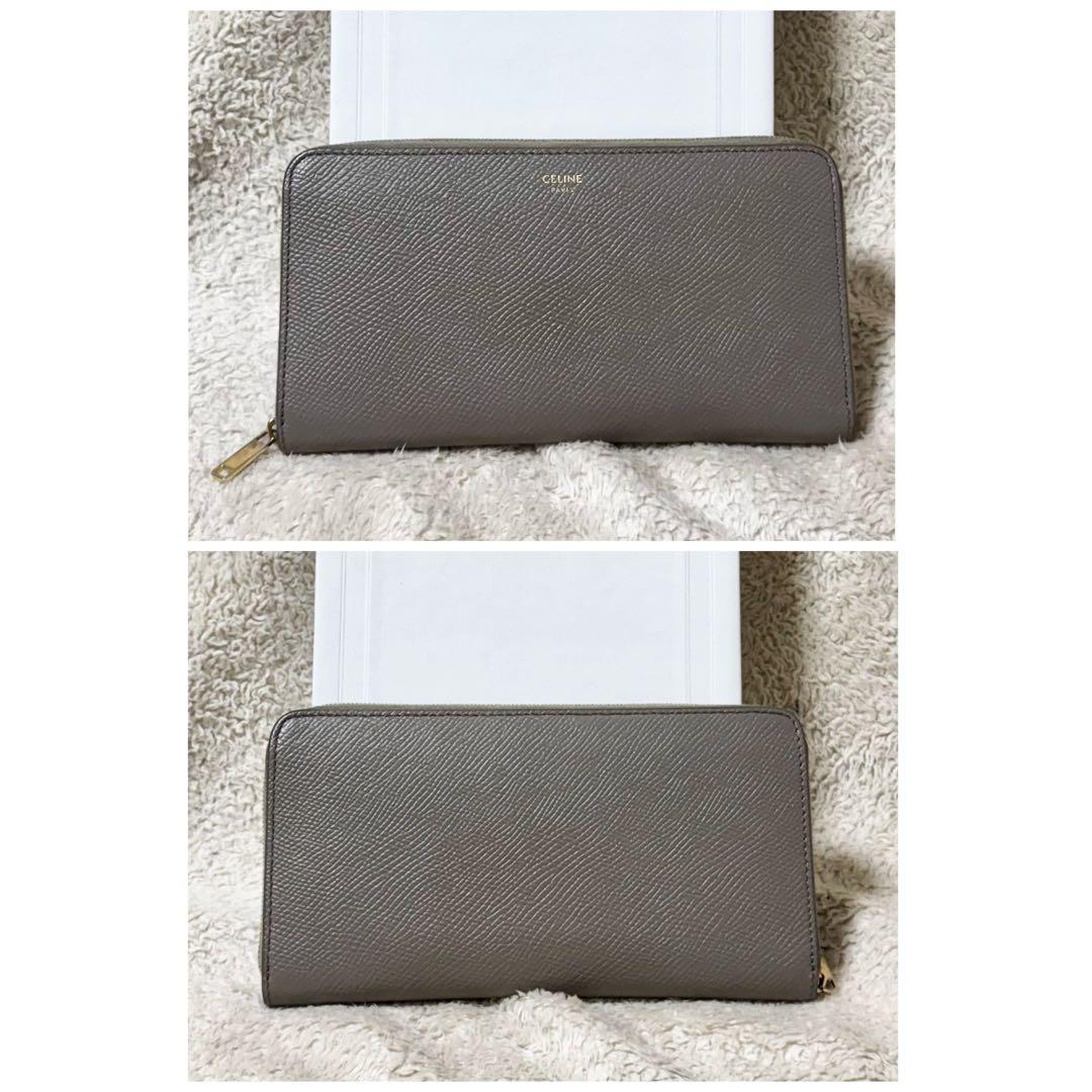 CELINE セリーヌ　長財布　グレージュ色　人気色