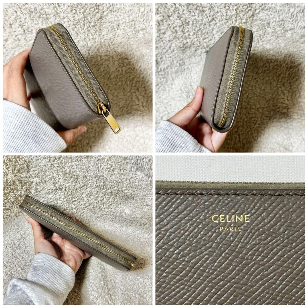 CELINE セリーヌ　長財布　グレージュ色　人気色