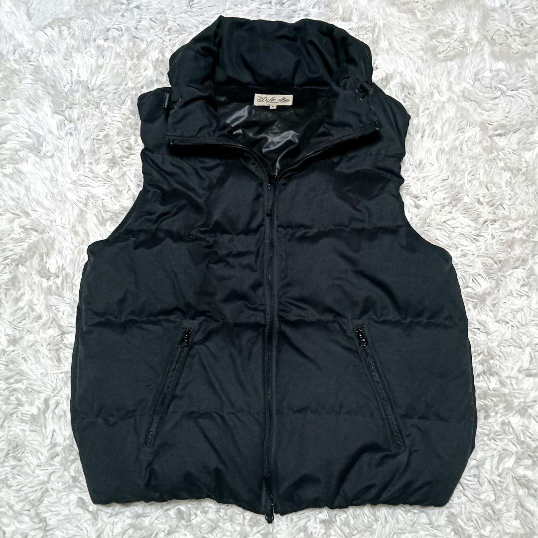The DUFFER　ボリュームネックダウンベスト　メンズ　XL　ブラック