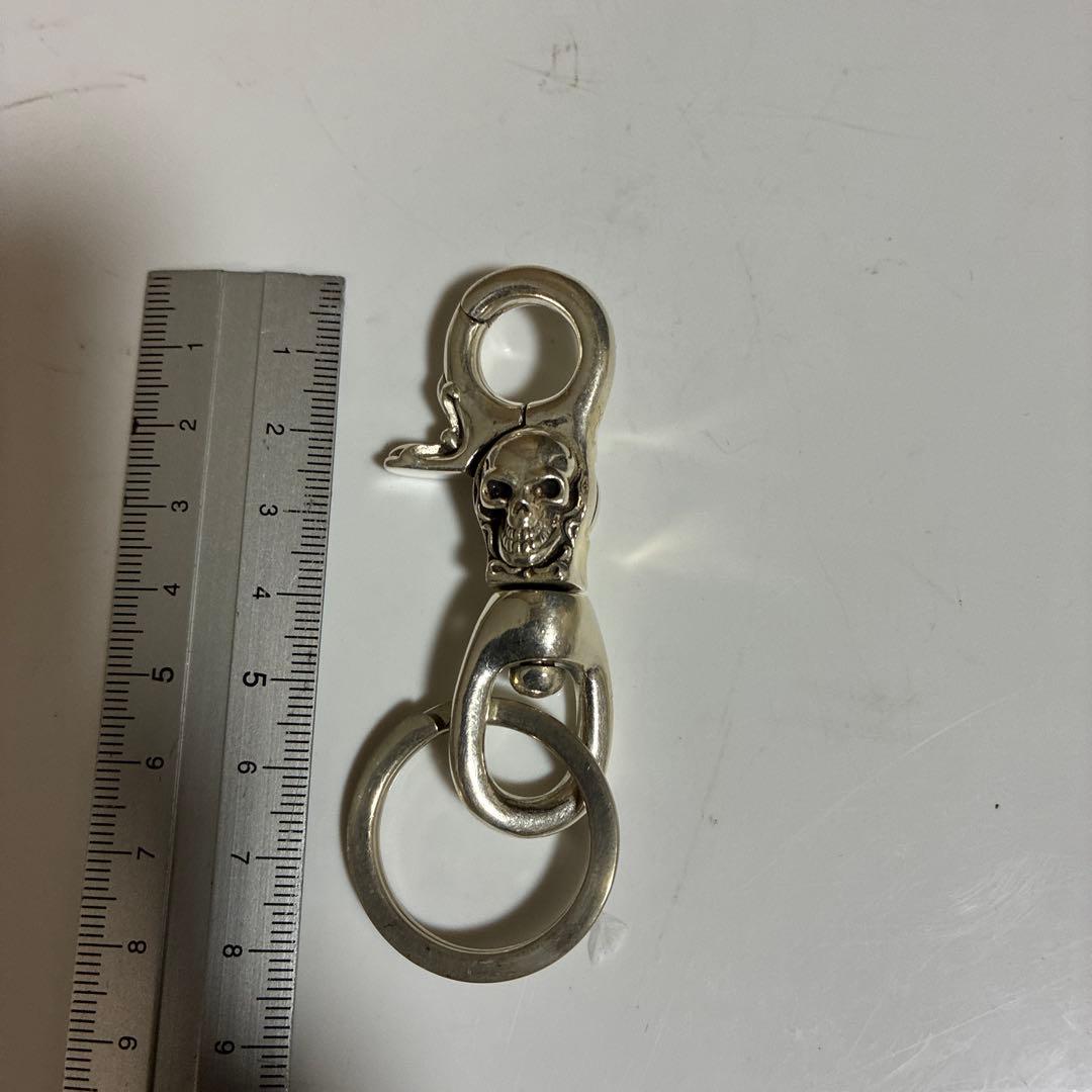 専用 TJKスカルビンテージシルバー、ドクロ骸骨ファスナープルジッパープルキー