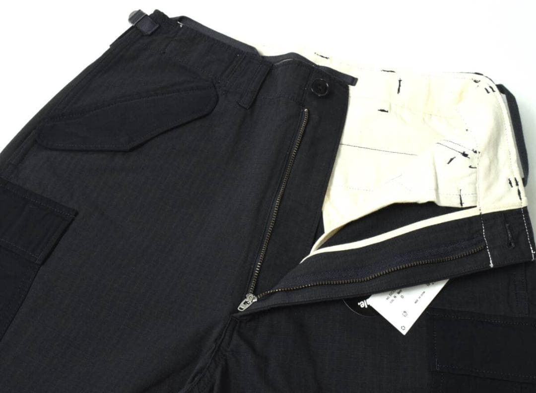 未使用3.4万 ナナミカ カーゴパンツ 0 レディース ネイビー SUCS303